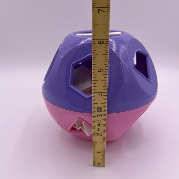 Tupperware Shape O Ball Toy Shape Sorter 9 Shape Purple Pink - Picture 7 of 7